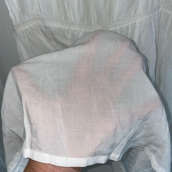 Kate Spade New York Off The Shoulder White Swim Romper - Picture 11 of 16